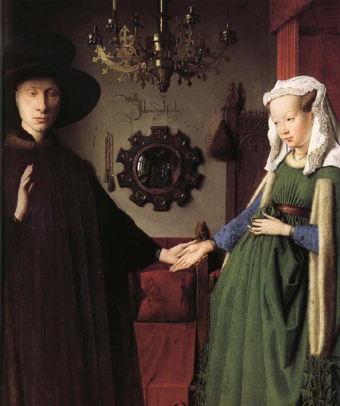 Details of Portrait of Giovanni Arnolfini and His Wife, Jan Van Eyck